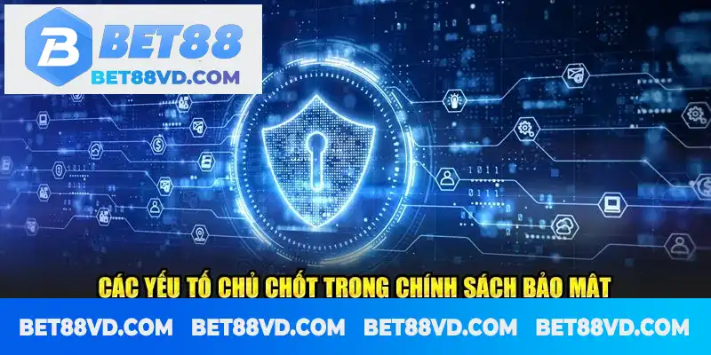 Các yếu tố chủ chốt trong chính sách bảo mật Các yếu tố chủ chốt trong chính sách bảo mật
