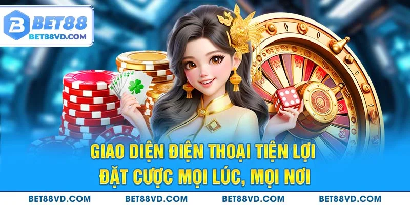 Giao diện điện thoại tiện lợi đặt cược mọi lúc, mọi nơi.
